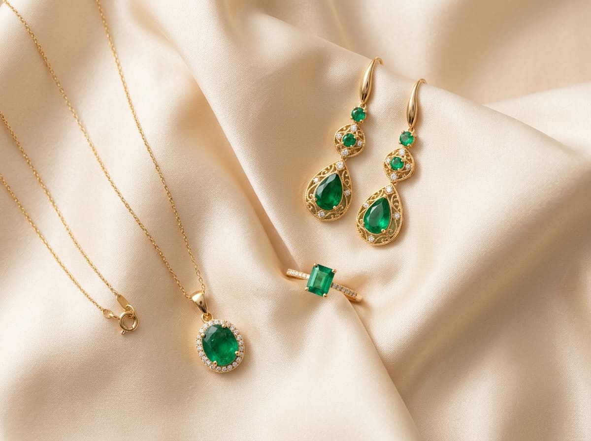 Lumière Fine Jewelry - Emerald & Gold Collection